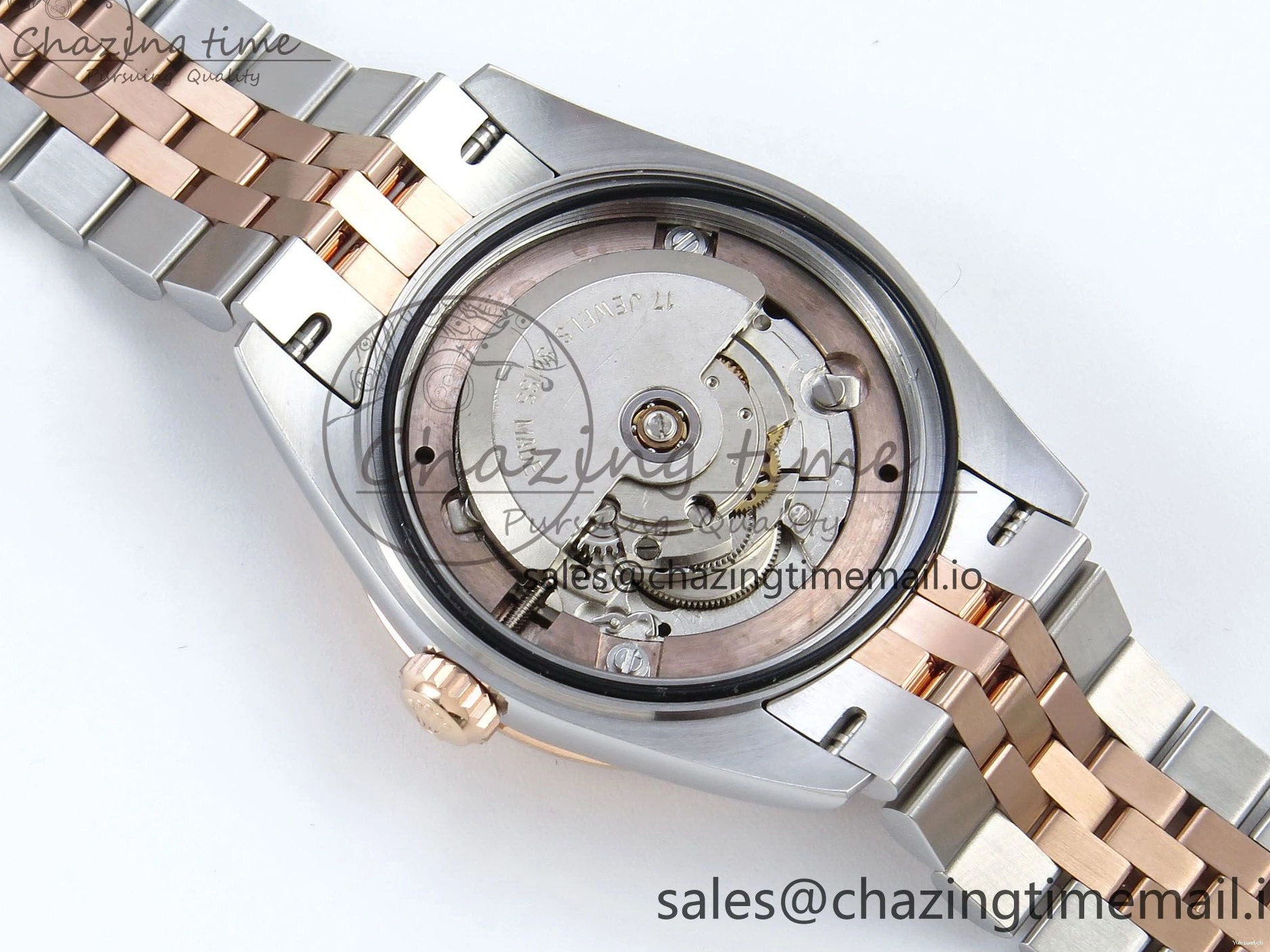 Bezel Diamonds DateJust 278381RBR Diamonds ARF 904L 1:1 Steel Dial Bracelet SS RG 31 Jubilee Edition Brown Best on ETA 2688 0402